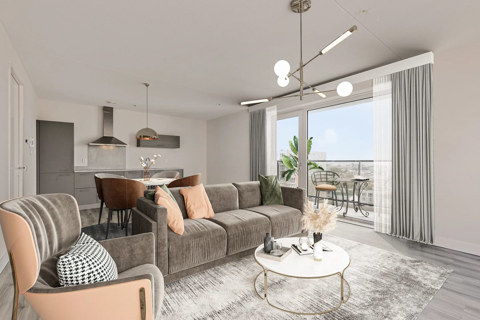 Appartement aan de 1e Lulofsdwarsstraat in Den Haag in Den Haag