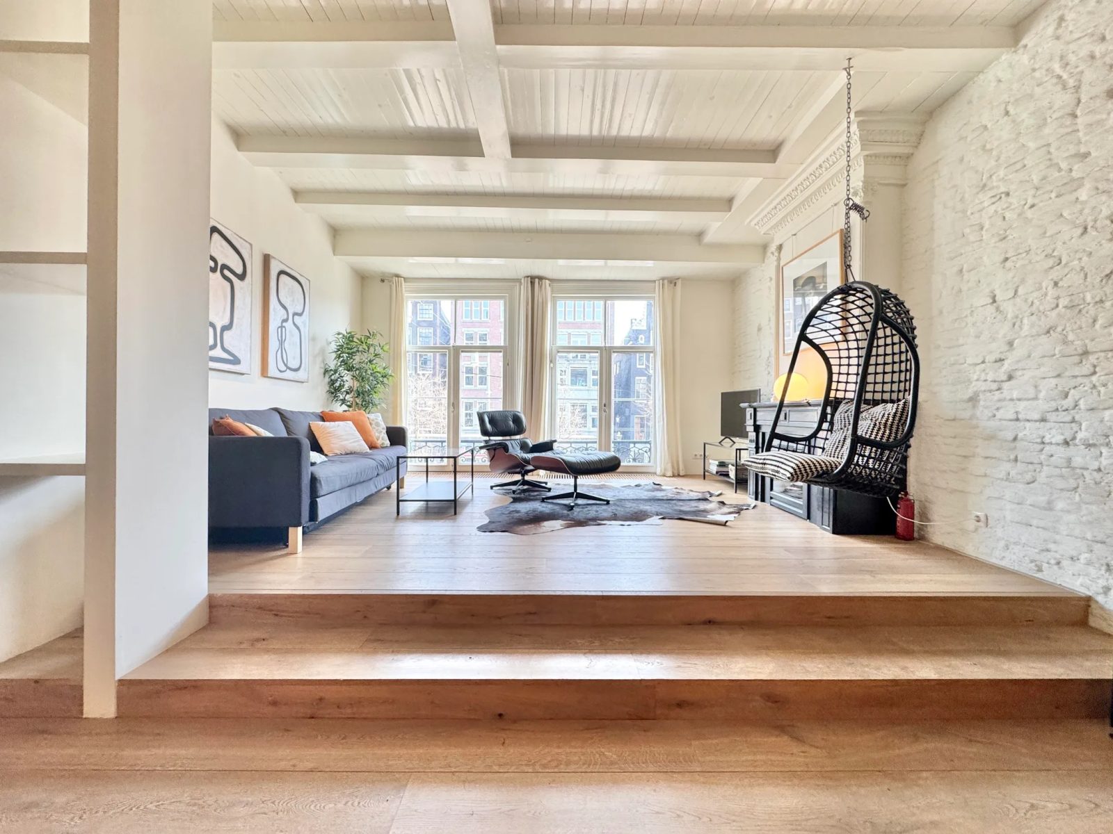 Appartement aan de Rokin in Amsterdam in Amsterdam