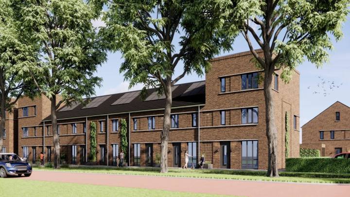 Hoekwoning aan de Hospitaalweg in Almelo in Almelo